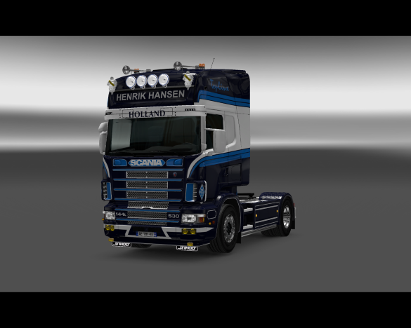 Henrik Hansen Scania 4 Series Skin Mod Ets2 - Euro Truck Simulator 2 Mod / Ets2 Mod