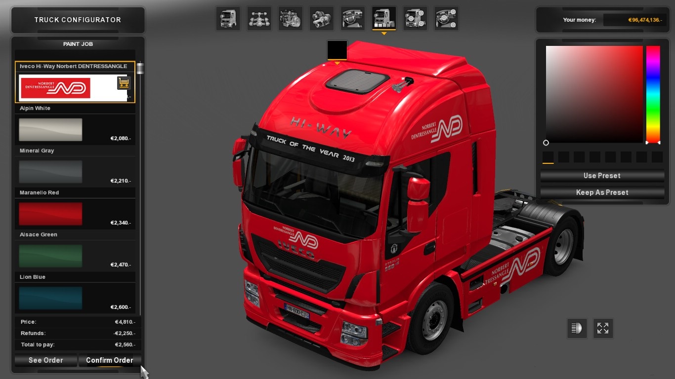 Combo Pack – Norbert Dentressangle MOD - Euro Truck Simulator 2 mod