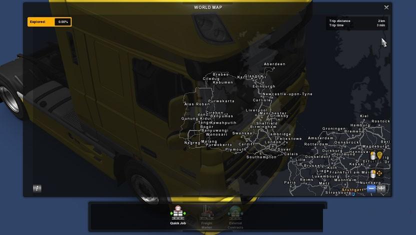 mod euro truck simulator 2 map indonesia