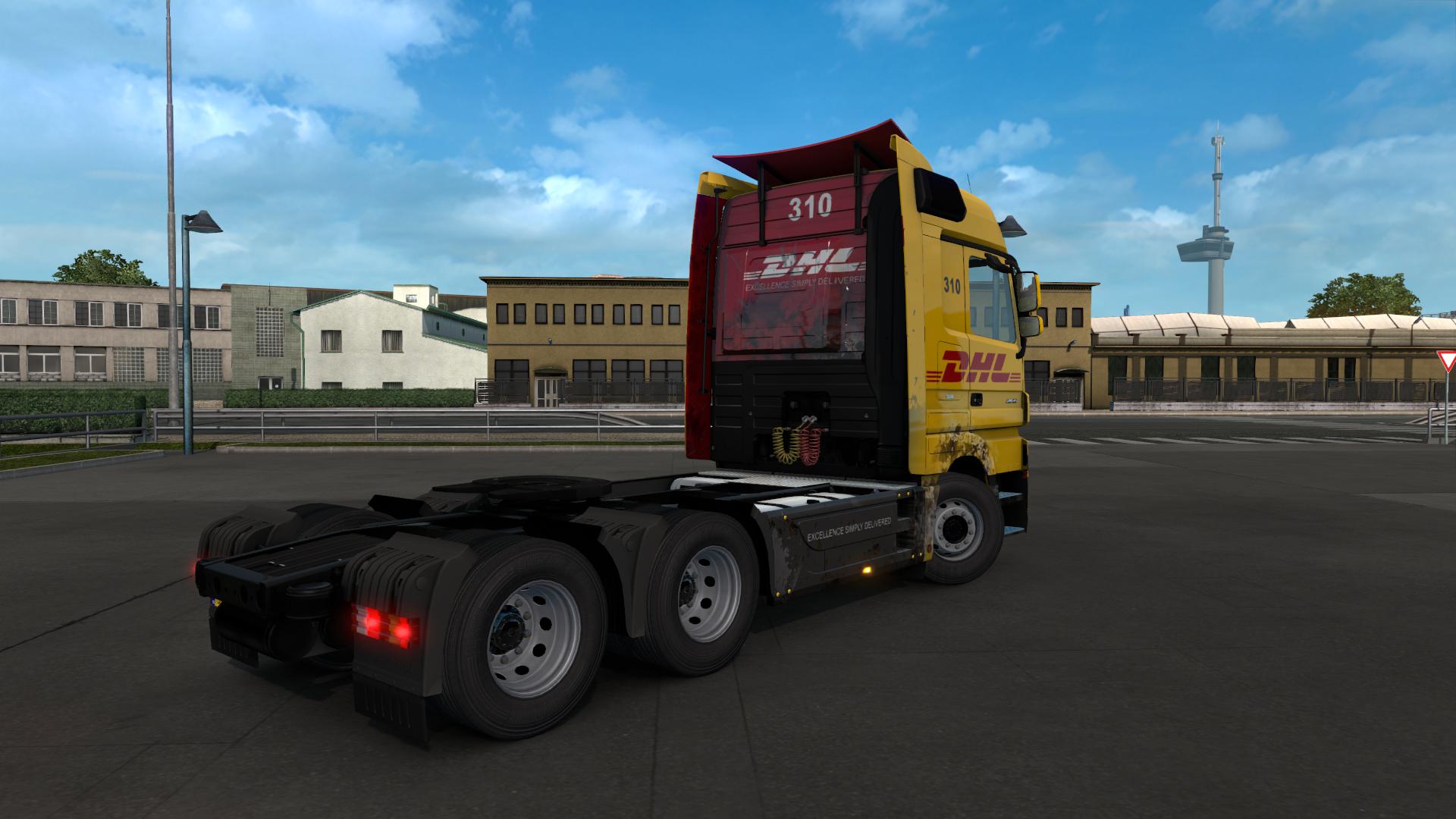 Skin DHL for MercedesBenz MP3 1.35.x ETS2 Euro Truck