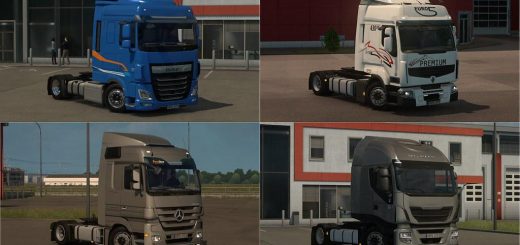 SMG Sticker v3.0 + Templates ETS2 - Euro Truck Simulator 2 mod