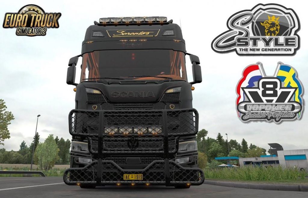 Scania S Sarantos Combo 1.36.x ETS2 Euro Truck Simulator 2 mod / ETS2 mod